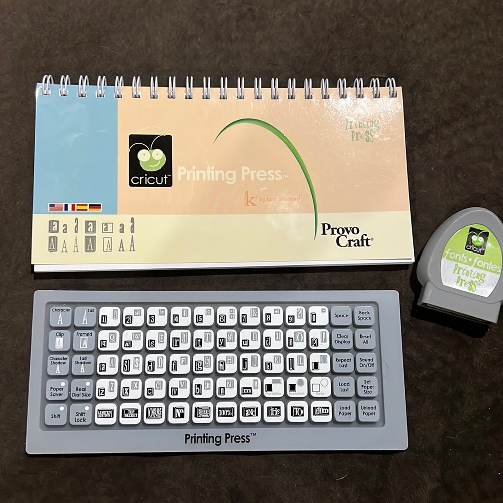 CRICUT - Printing Press- Provo Craft 2006